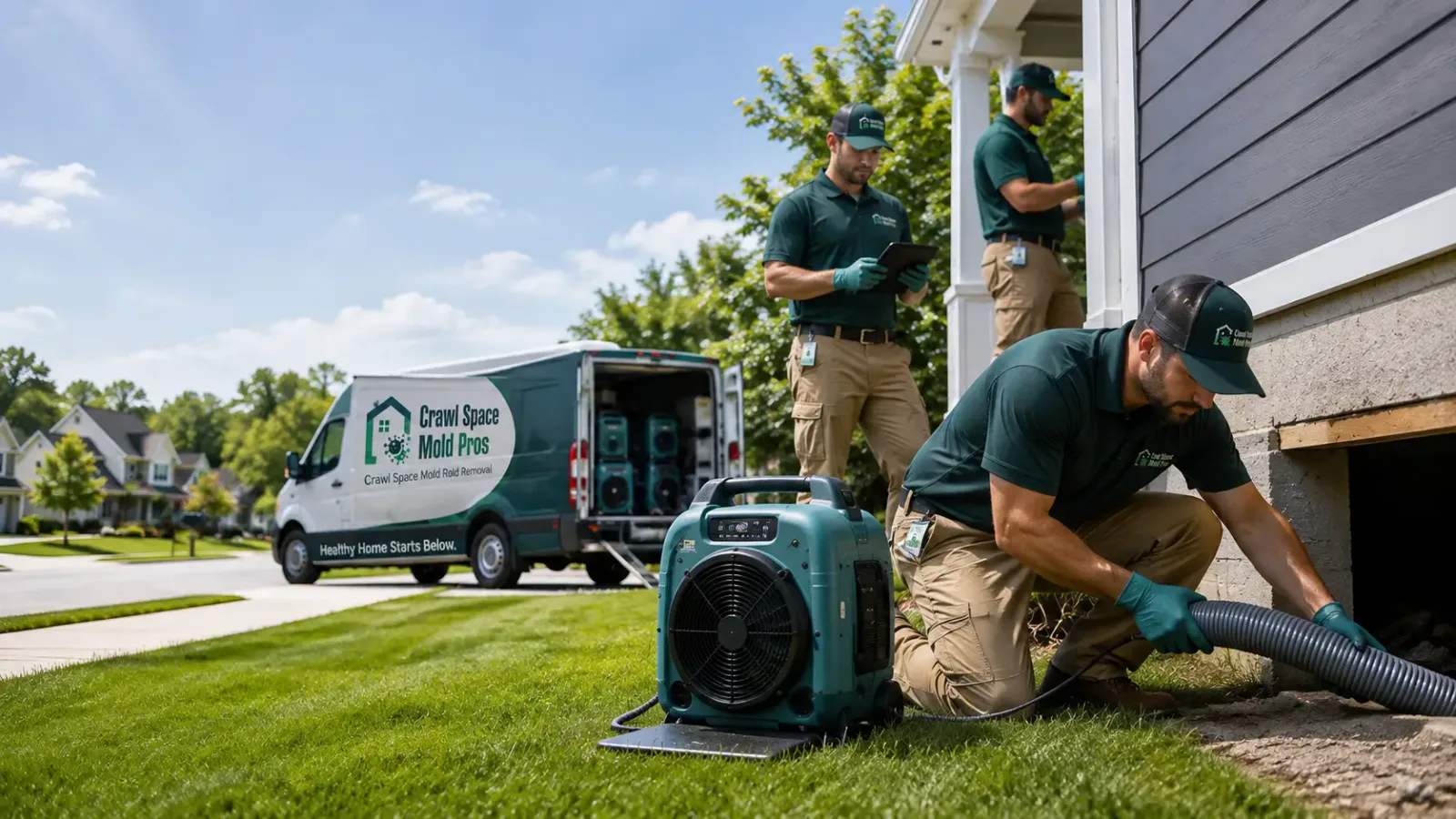 Crawl Space Mold Removal in Hinckley, OH